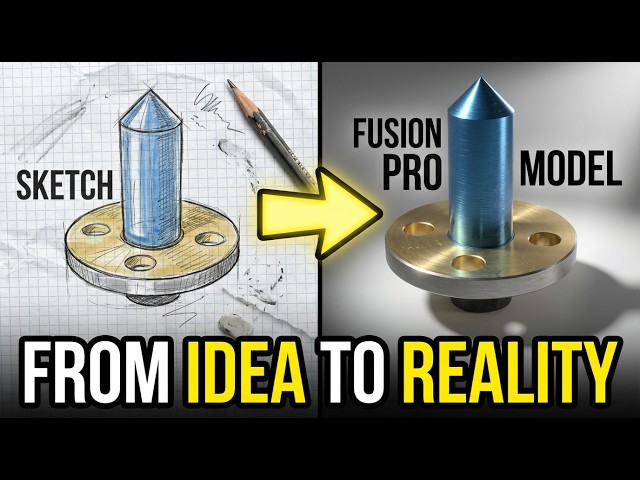 Fusion 360 From Zero | Beginner Step-by-Step Modeling Tutorial #04