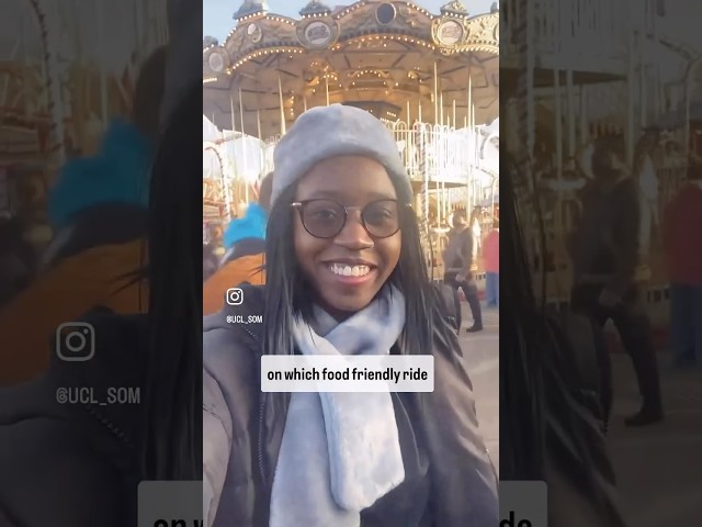 Join UCL student Viv at Winter Wonderland #university #winterwonderland #christmas #ucl