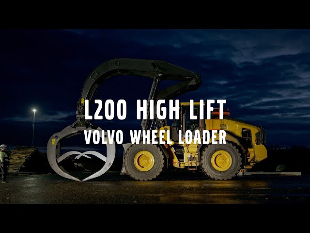 The new generation L200HL high lift wheel loader from Volvo