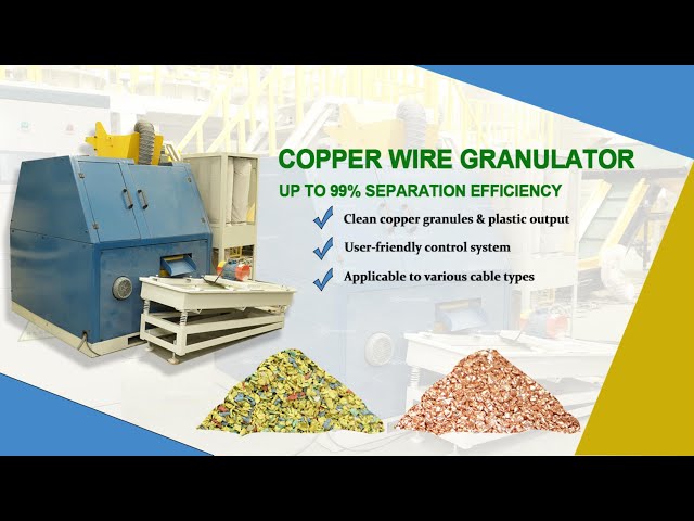 400kg Copper Granulator Machine | 99% Pure Copper from Scrap Cables