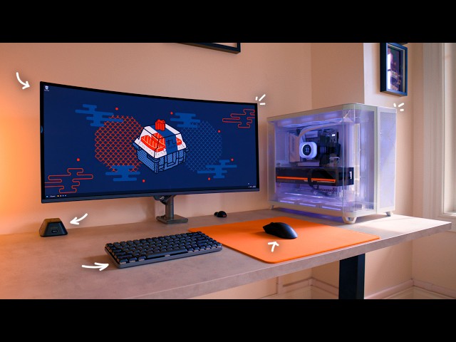 The Cleanest Gaming PC Setup I’ve Ever Built… RTX 5090 + RGB OLED