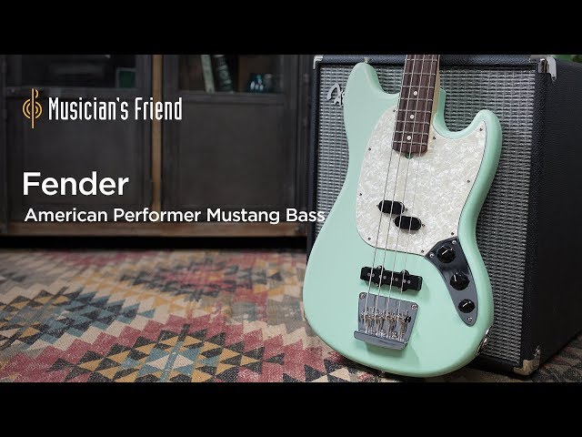 Fender American Performer Mustang Bass Demo - All Playing, No Talking