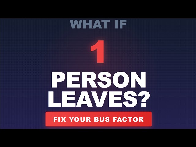 Bus Factor: How to Mitigate Risk & Avoid Single Point of Failure (SPOF) in Software Dev  Projects
