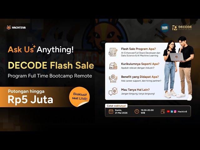 Ask Us Anything: DECODE Flash Sale