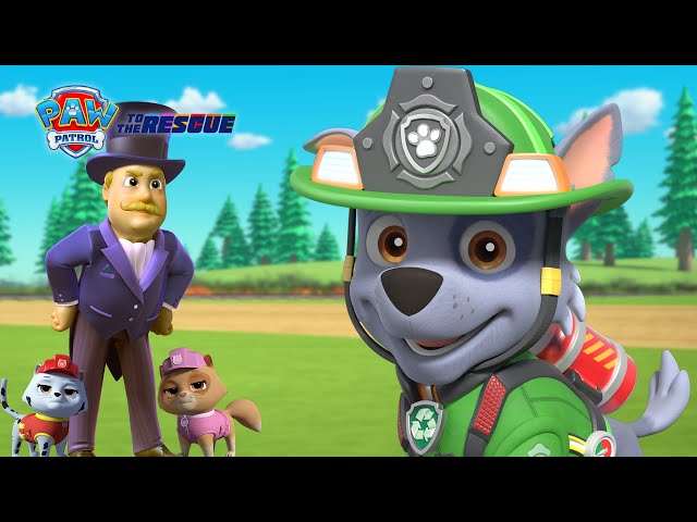 Rocky rettet den Raketenzug | PAW Patrol: Helden im Alltag | Cartoons für Kinder