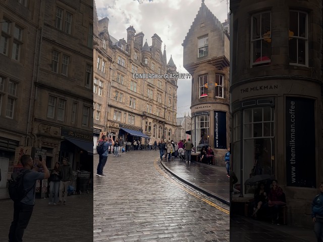 Glasgow or Edinburgh?🏴󠁧󠁢󠁳󠁣󠁴󠁿 Which One Would You Choose? #shorts #scotland #edinburgh #yt