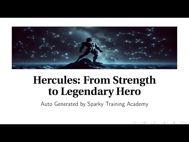 Hercules: From Strength to Legendary Hero