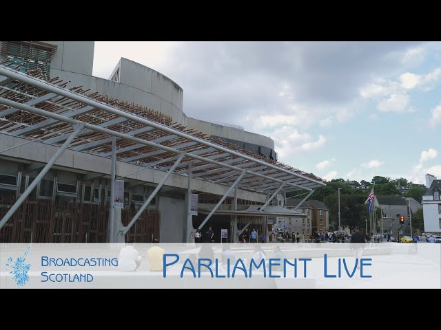 Parliament Live from Holyrood - 22/09/2026