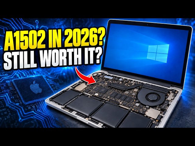 MacBook Pro A1502 Motherboard Explained | Windows Installation & 2026 Review