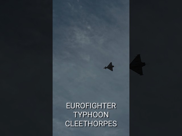 Typhoon Flight in Cleethorpes #typhoon #cleethorpes #aviation ✈️