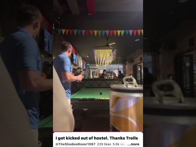 Shadow Boxer Kicked Out Of Hostel By Hostel Rep