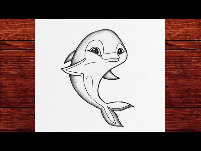 How to Draw a Fish Step by Step, Easy Fish Drawing Tutorial, Easy Pencil Sketch Idea