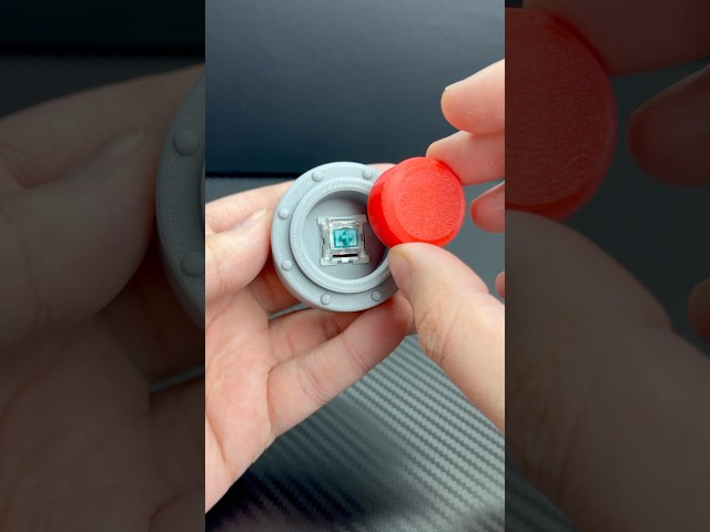 I 3D Printed ON/OFF Button Clicker 🟢🔴