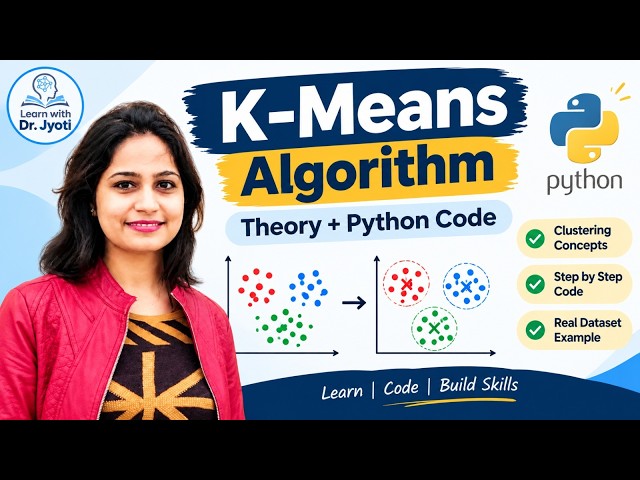 10. Complete Guide to K-Means Clustering | From Theory to Code | Unsupervised Learning