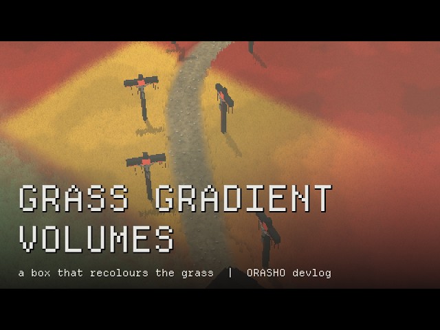 Colour gradient volumes for grass in Unity