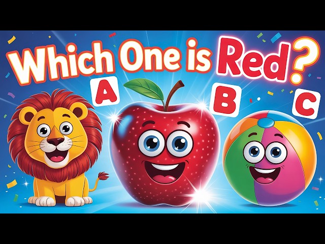 Guess the Animal, Color & Fruit! | Fun Quiz Game for Kids & Toddlers