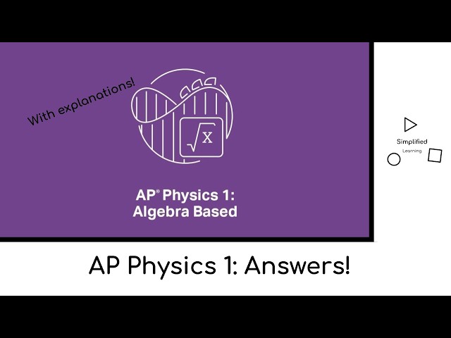 AP Physics 1 - 2026 FRQ Walkthrough and Answers!