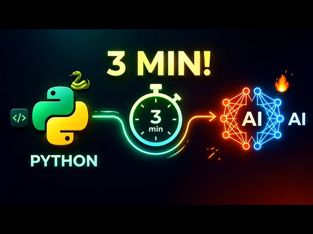 Python Explained in 3 Minutes: From Beginner to AI 🐍🔥