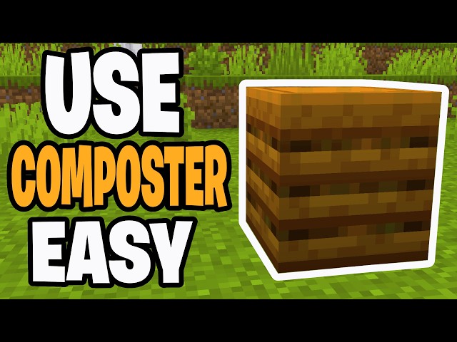 How To Use Composter In Minecraft! - Java & Bedrock