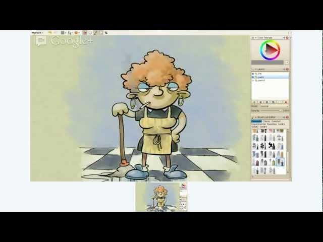 Digital Doodle - My First Google Hangout On Air