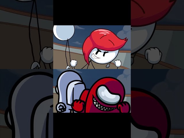 Diversion Dance Comparison (Henry Stickmin vs. Among Us) #amongus #henrystickmin #shorts