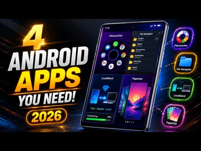 4 Powerful Android Apps You NEED to Try in 2026! 🤯