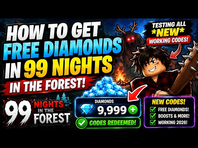 How to Get FREE Diamonds in 99 Nights in the Forest 💎 Testing ALL NEW Working Codes!