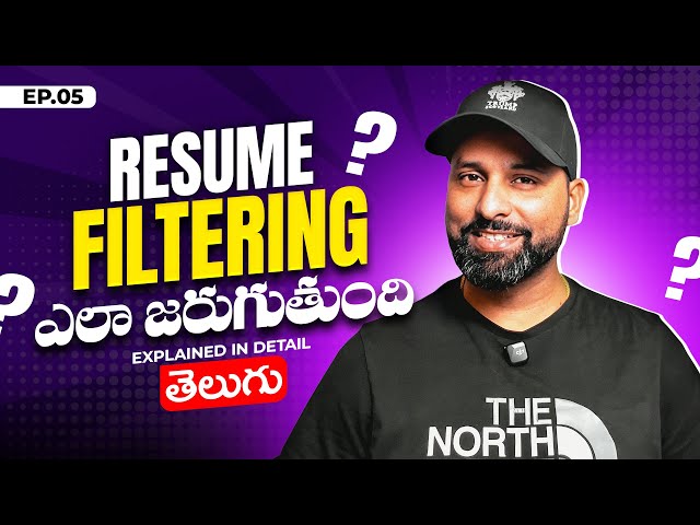 CV (Resume) filtering in ATS System. JD to Job Offer. Ep 05. AskJai. Telugu