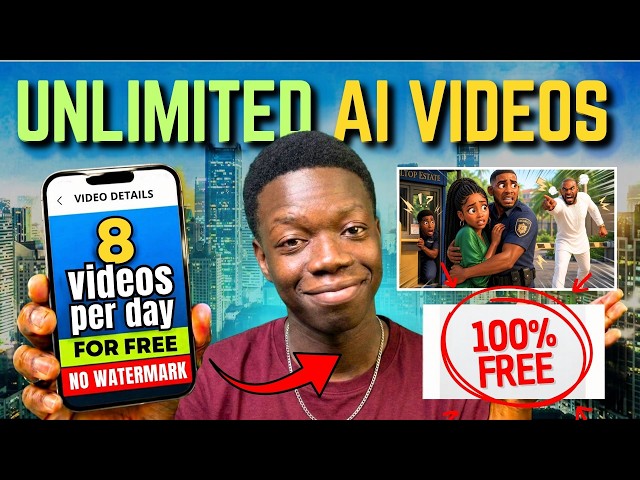 STOP Paying!!! Another FREE & Unlimited Ai Video Generator