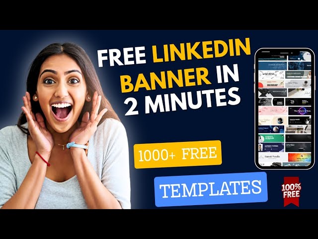 How to Make LinkedIn Banner FREE with Canva | 1000+ Templates | Best LinkedIn Cover (2025) #linkedin