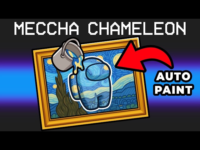 CHEATING in Among Us Meccha Chameleon