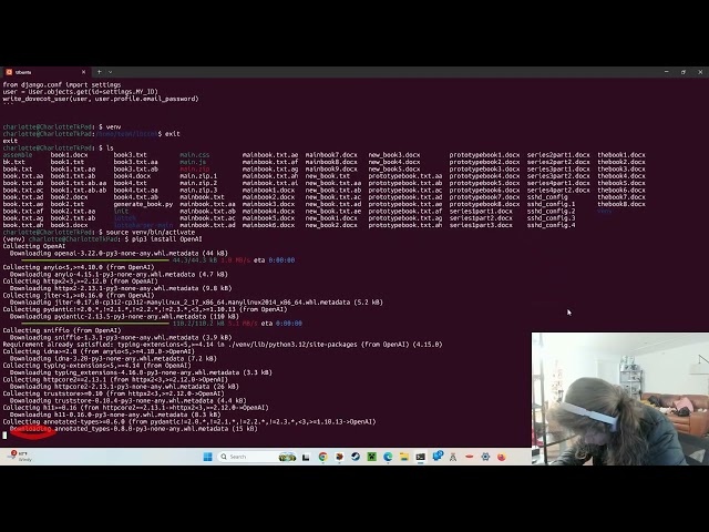 Coding in the afternoon to write a book