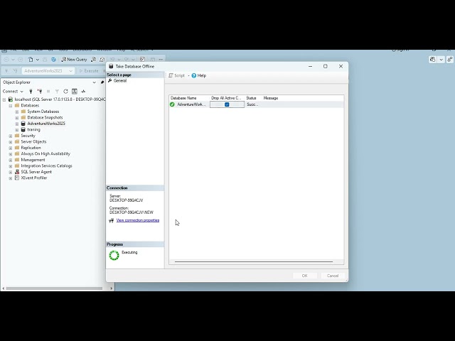 How to Take a SQL Server Database Offline in SSMS (Quick Guide) ⏱️