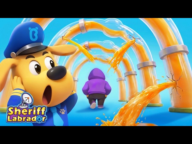 The Juice Leak | Detective Problem Solving | Preschool Cartoon | Sheriff Labrador