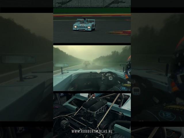 Chevron B27s on VERY wet Spa