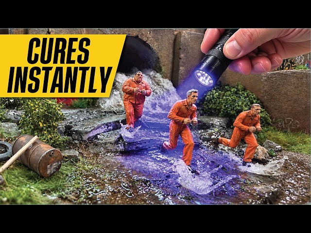Realistic Miniature Water Without the 24 Hour Wait