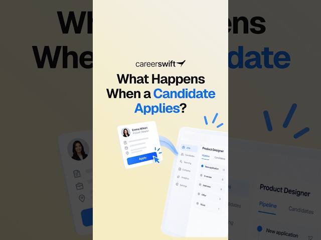See how candidates apply to the vacancies you publish through Careerswift Hire