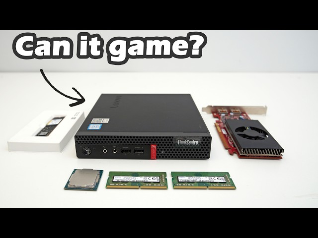 Lenovo M910x: i7-7700 + RX 6500 gaming upgrade, CAN IT GAME?