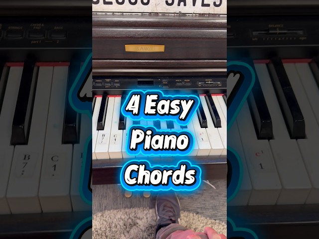 4 Easy Piano Chords to Learn First