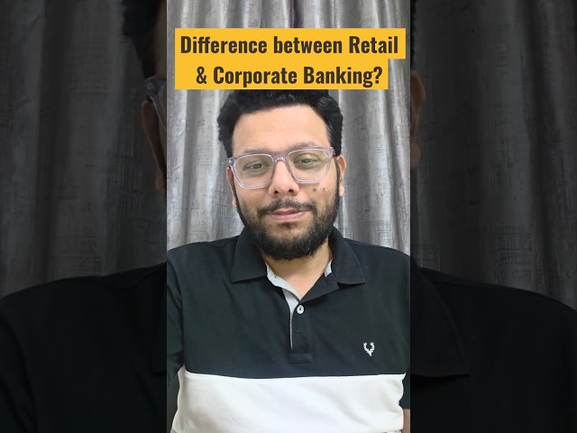Difference between Retail & Corporate Banking? | By Mukesh sir #jaiib2026 #jaiibpreparation #shorts