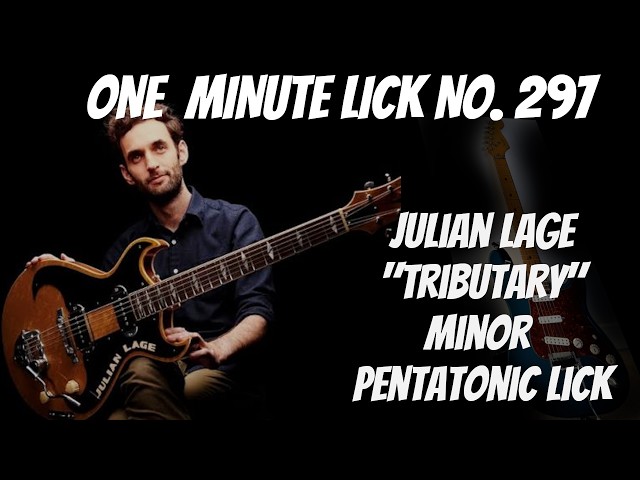 #OneMinuteLick 297 Julian Lage "Tributary" Pentatonic Lick