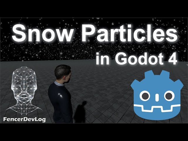Godot 4: Add snow particles to your 3D scene (tutorial)