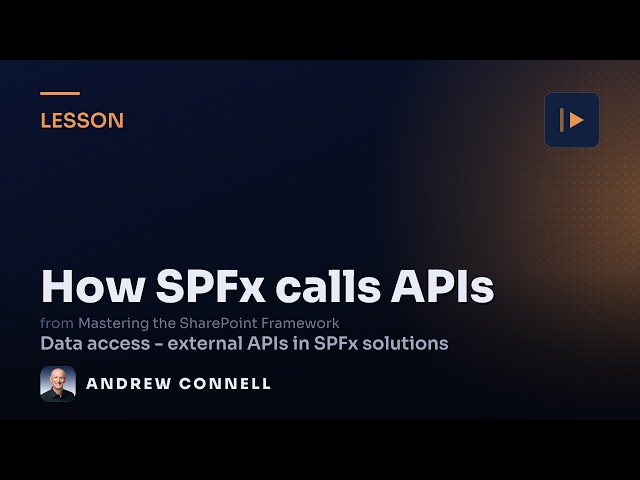 How SPFx Calls Third-Party APIs