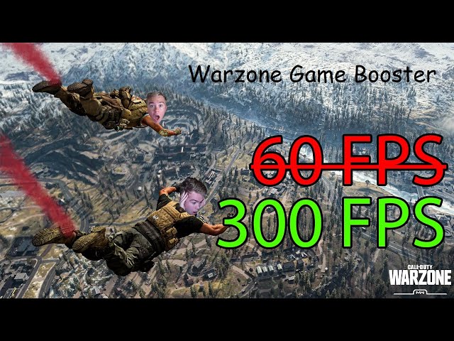 Warzone Game Booster!!! Higher FPS & Lower Input Lag