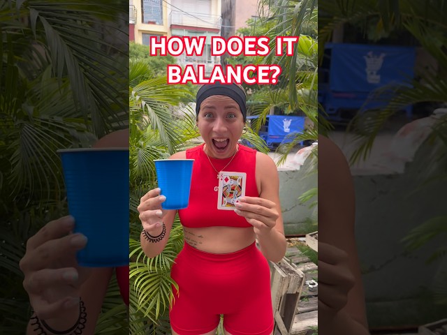 Learn the card balance trick 🃏