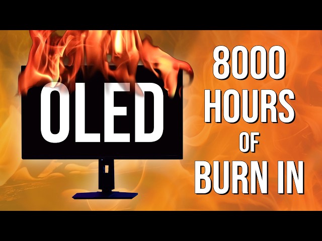 Deliberately Burning In My QD-OLED Monitor - 30 Month Update