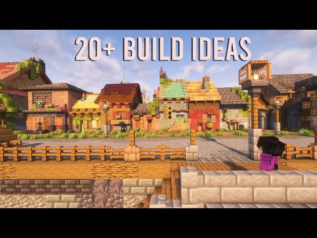 20+ Build Ideas for EVERY Minecraft Survival World!