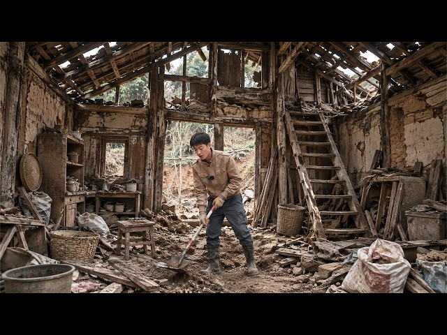 I Left Easy High-paying Job to Transform Abandoned Rural House into Beautiful - Full DIY Renovation