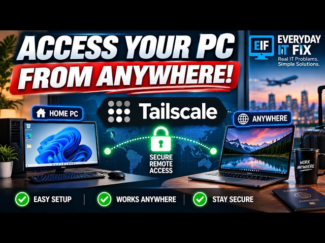 How to Access Your PC Remotely With Tailscale (Step-by-Step)
