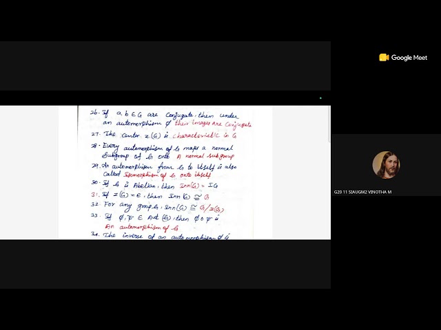 Revision class 09/26/22 Unit 5 Algebraic structures - UG TRB Maths 2